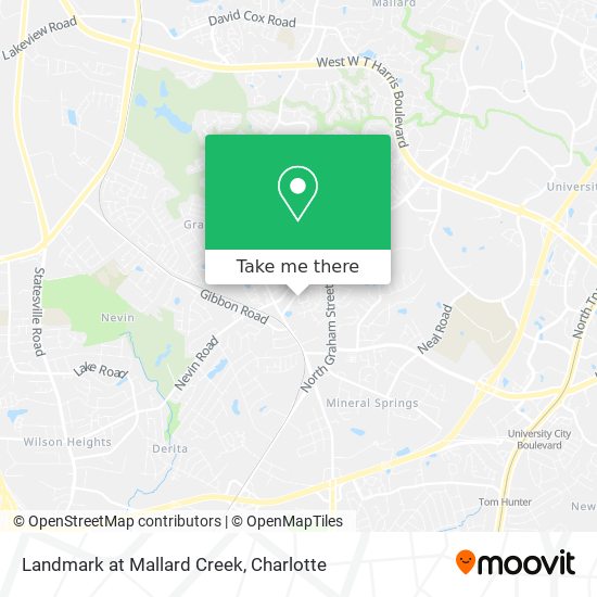 Mapa de Landmark at Mallard Creek
