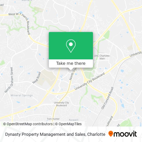 Dynasty Property Management and Sales map