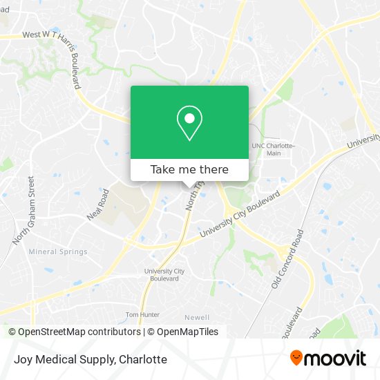 Joy Medical Supply map