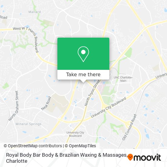 Royal Body Bar Body & Brazilian Waxing & Massages map