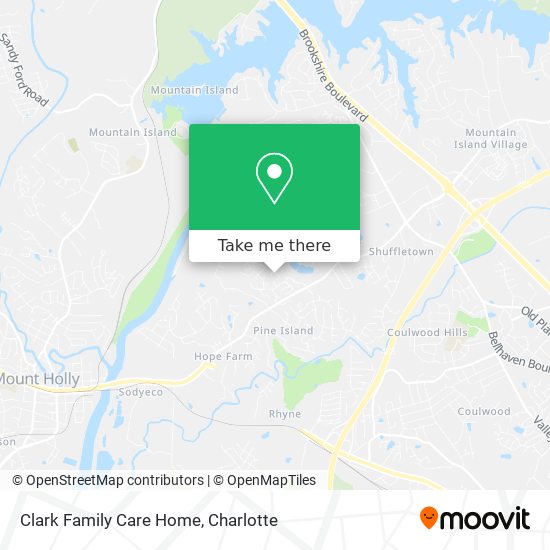 Mapa de Clark Family Care Home