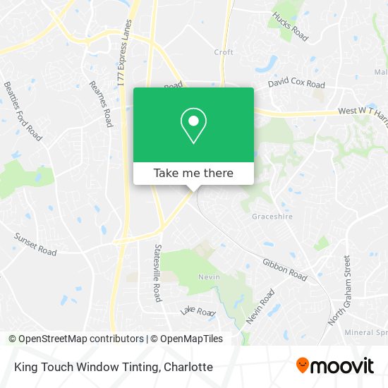 Mapa de King Touch Window Tinting