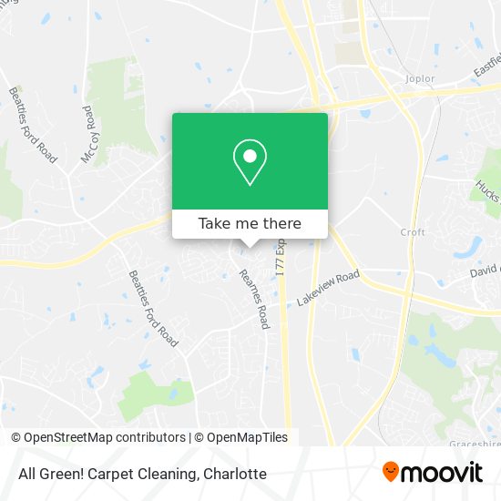 All Green! Carpet Cleaning map