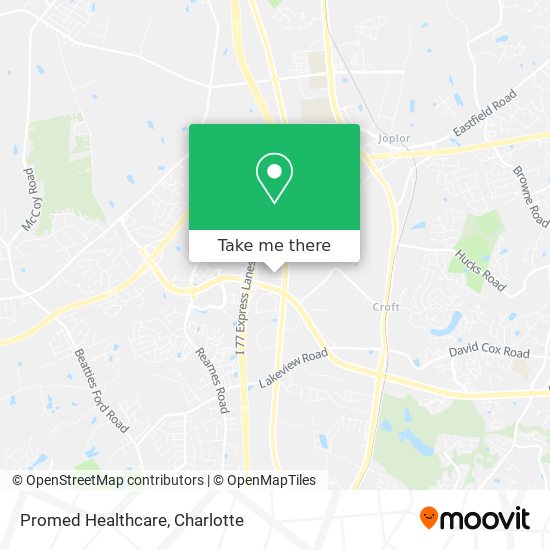 Promed Healthcare map