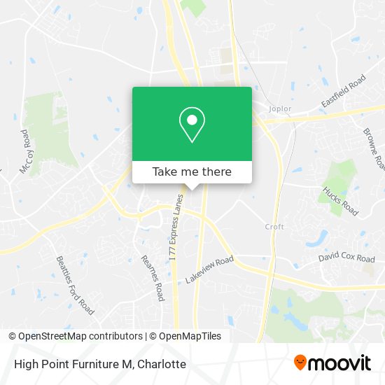 High Point Furniture M map