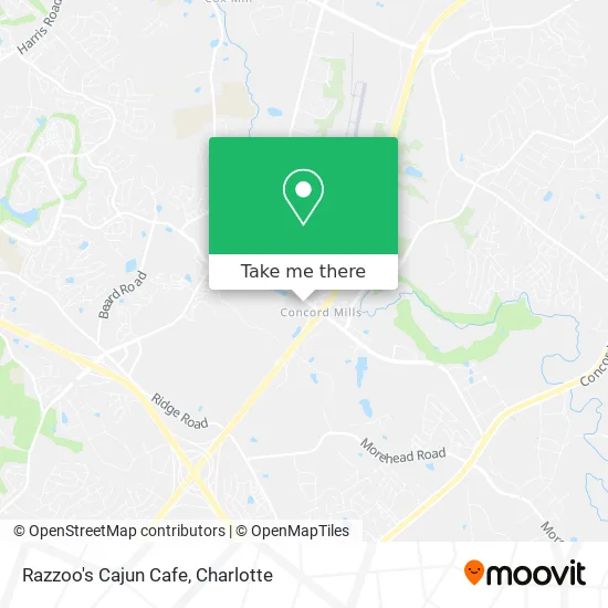 Razzoo's Cajun Cafe map