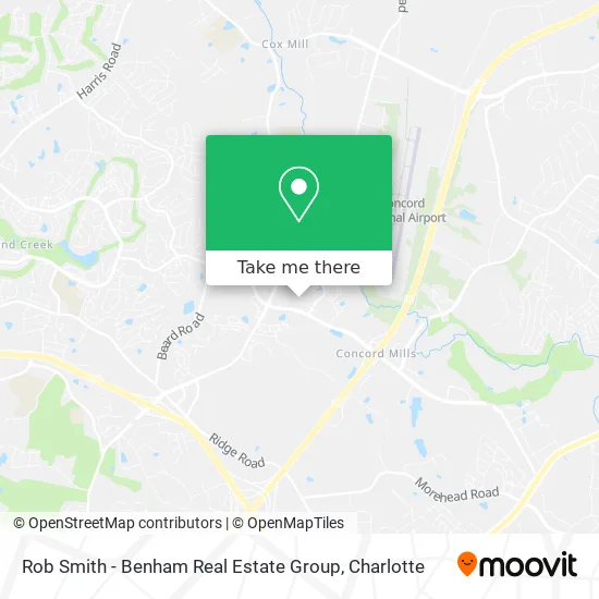 Rob Smith - Benham Real Estate Group map