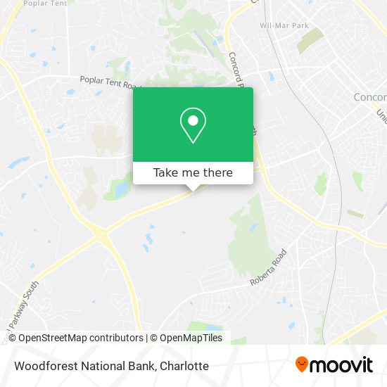 Mapa de Woodforest National Bank