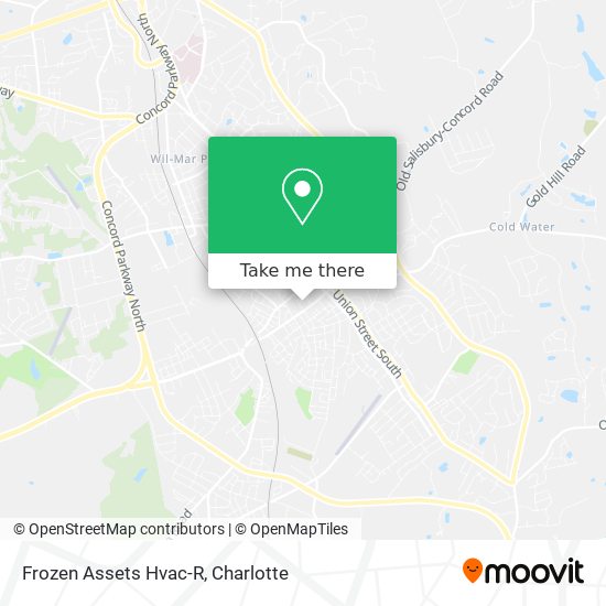 Frozen Assets Hvac-R map