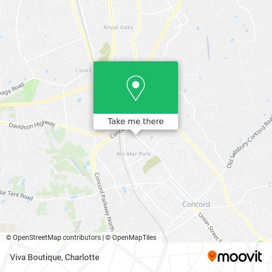 Viva Boutique map