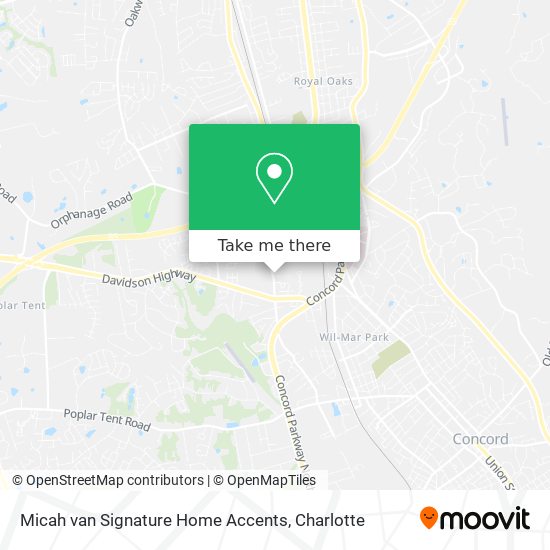 Micah van Signature Home Accents map