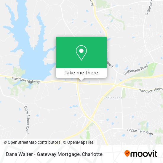Dana Walter - Gateway Mortgage map