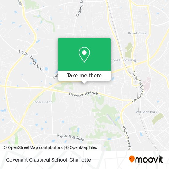 Covenant Classical School map