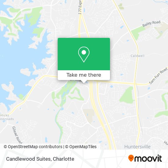 Mapa de Candlewood Suites