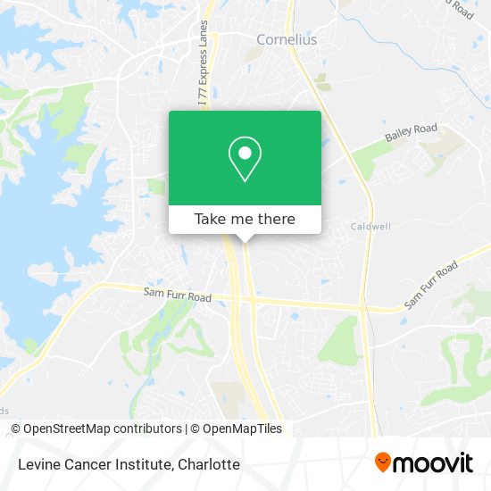 Levine Cancer Institute map