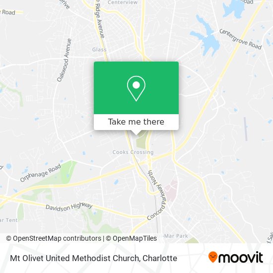 Mt Olivet United Methodist Church map