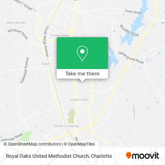 Royal Oaks United Methodist Church map