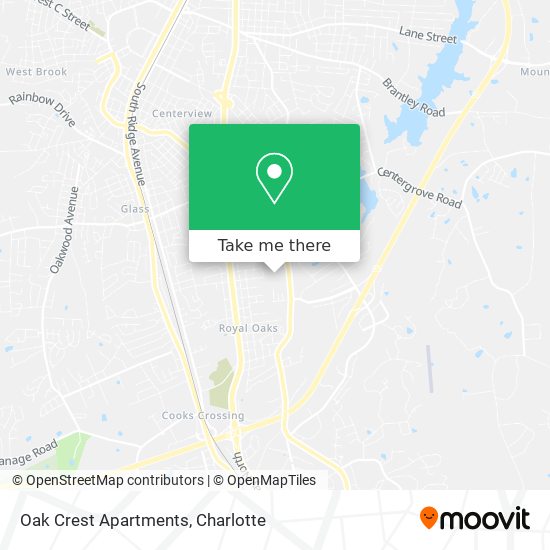 Mapa de Oak Crest Apartments