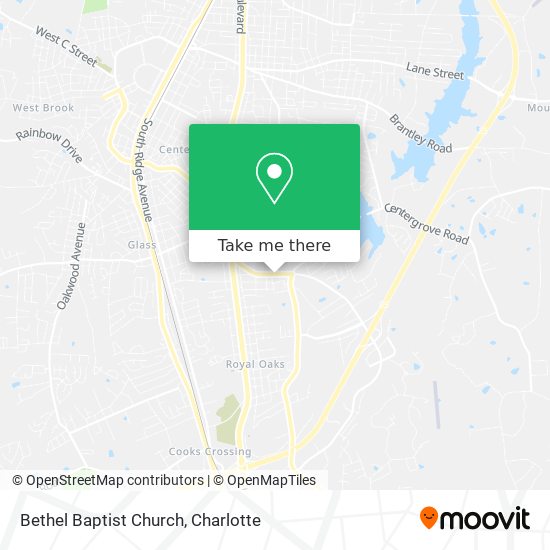 Bethel Baptist Church map