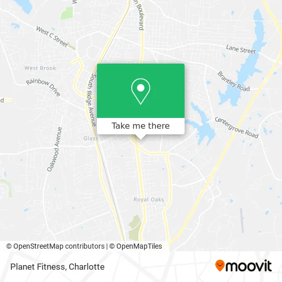 Planet Fitness map