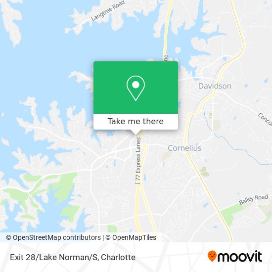Mapa de Exit 28/Lake Norman/S
