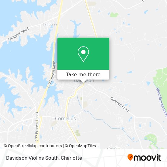 Davidson Violins South map