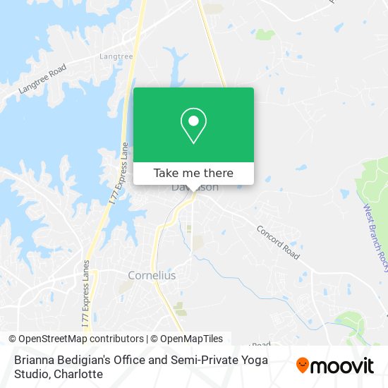 Brianna Bedigian's Office and Semi-Private Yoga Studio map
