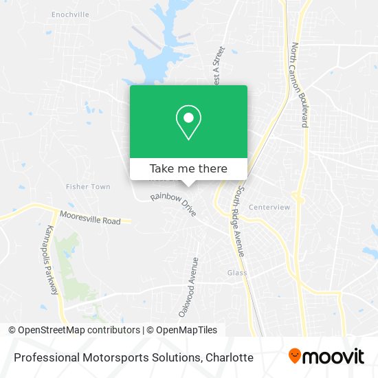 Professional Motorsports Solutions map
