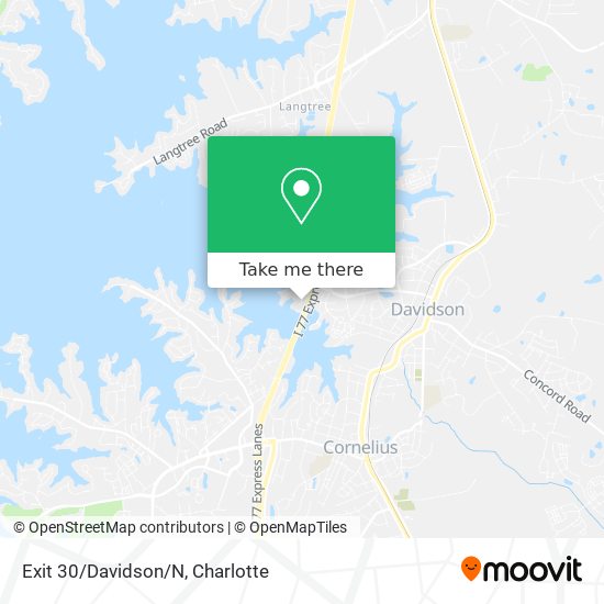 Mapa de Exit 30/Davidson/N