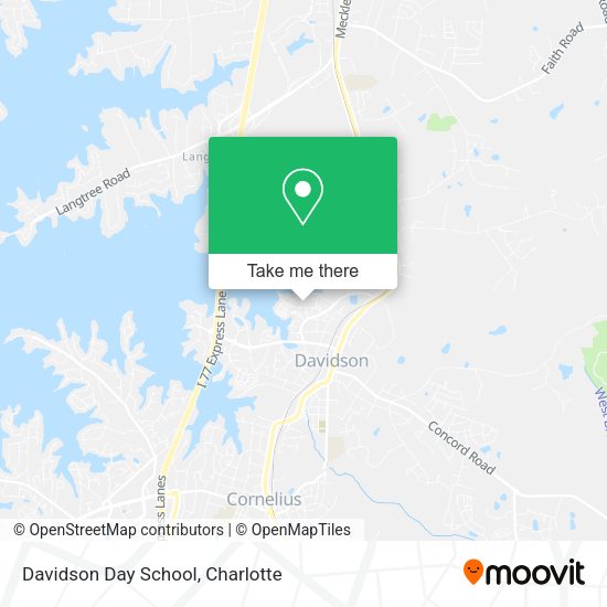Davidson Day School map