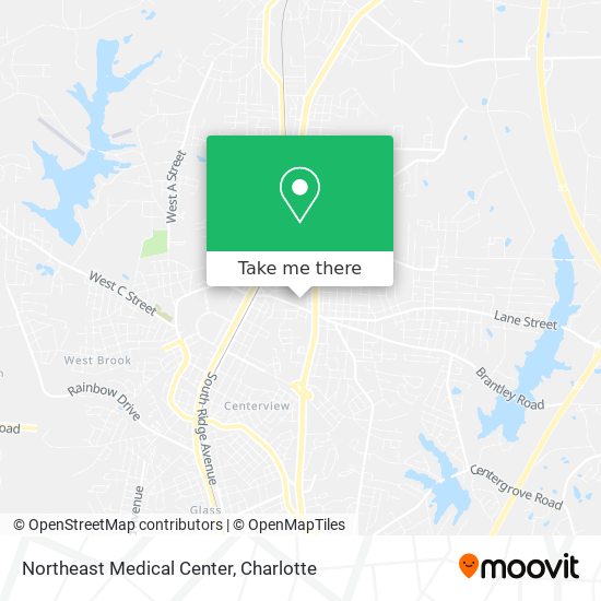 Mapa de Northeast Medical Center