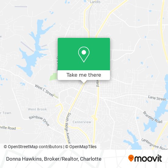 Donna Hawkins, Broker/Realtor map