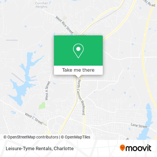 Leisure-Tyme Rentals map