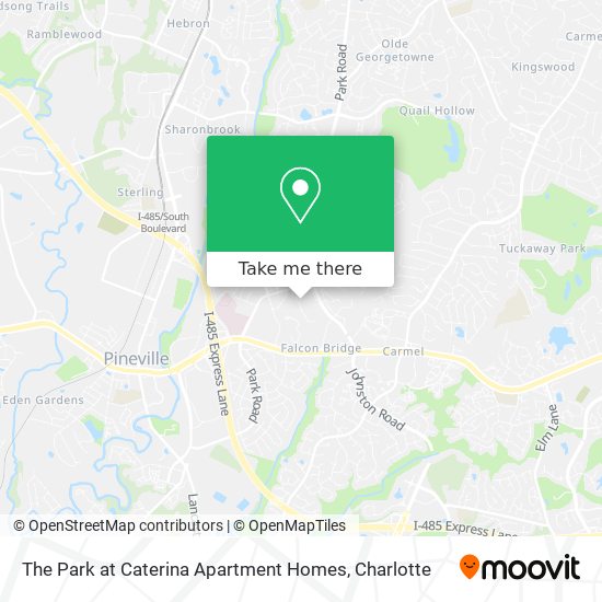 The Park at Caterina Apartment Homes map