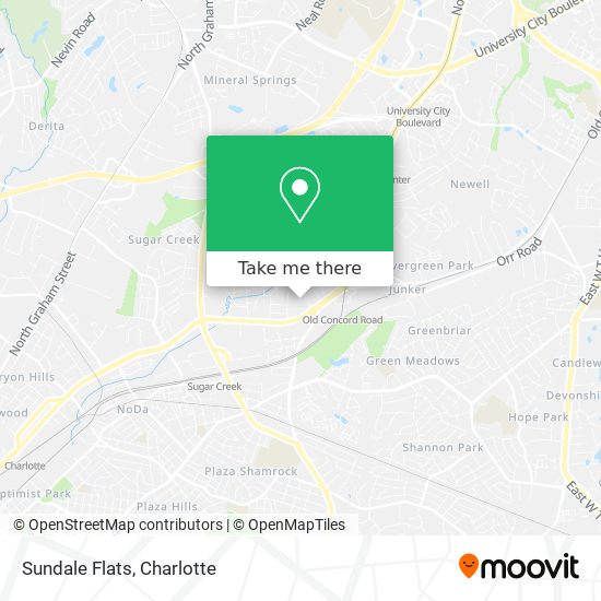 Mapa de Sundale Flats