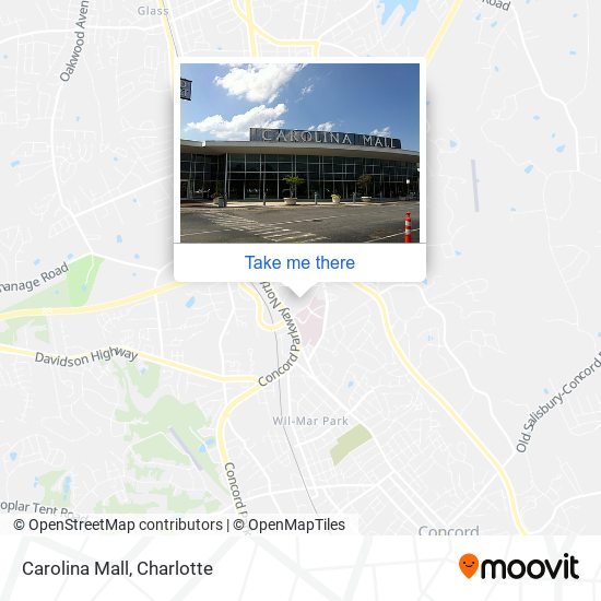 Carolina Mall map