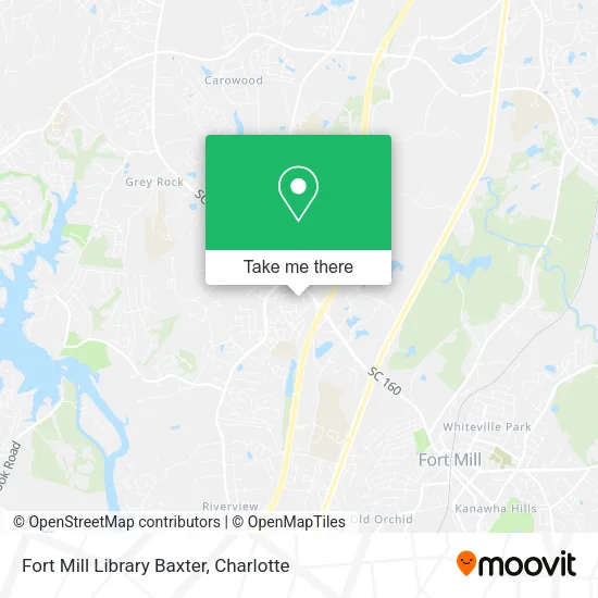 Fort Mill Library Baxter map