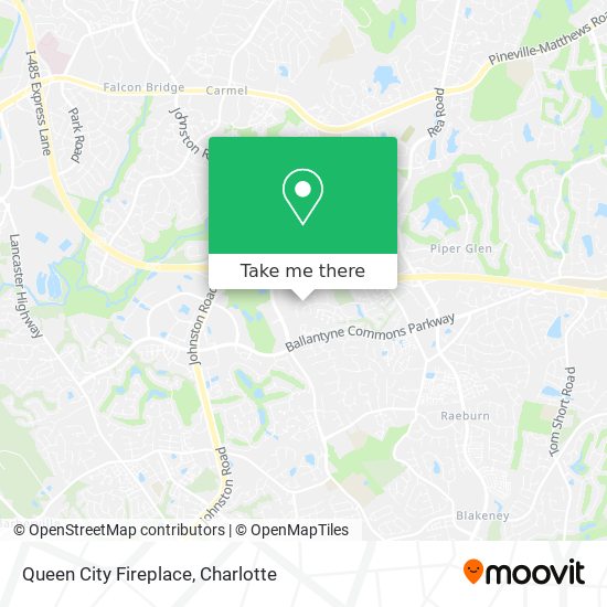 Mapa de Queen City Fireplace