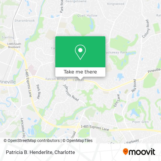 Patricia B. Henderlite map