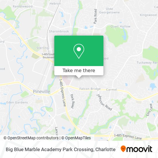 Big Blue Marble Academy Park Crossing map