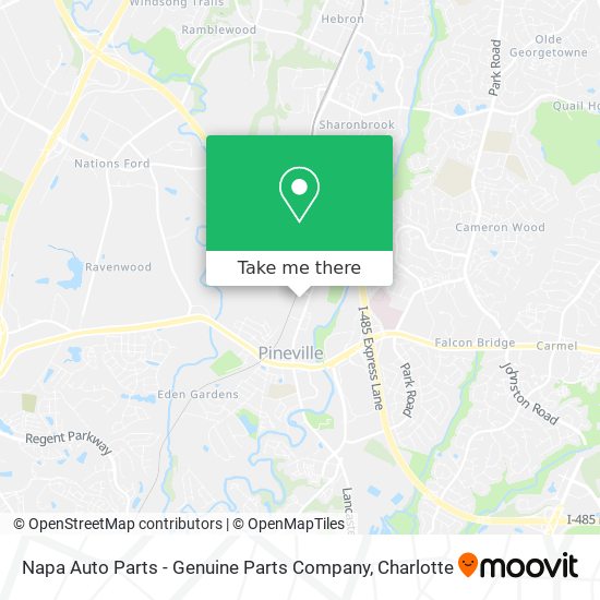 Napa Auto Parts - Genuine Parts Company map