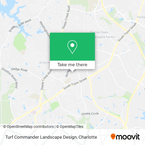 Turf Commander Landscape Design map