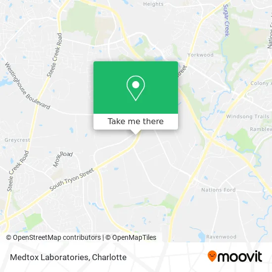 Medtox Laboratories map