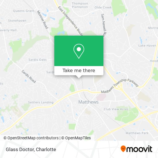 Mapa de Glass Doctor