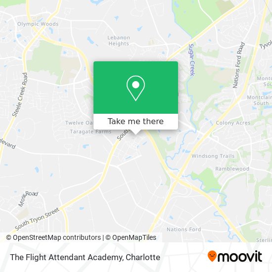 The Flight Attendant Academy map