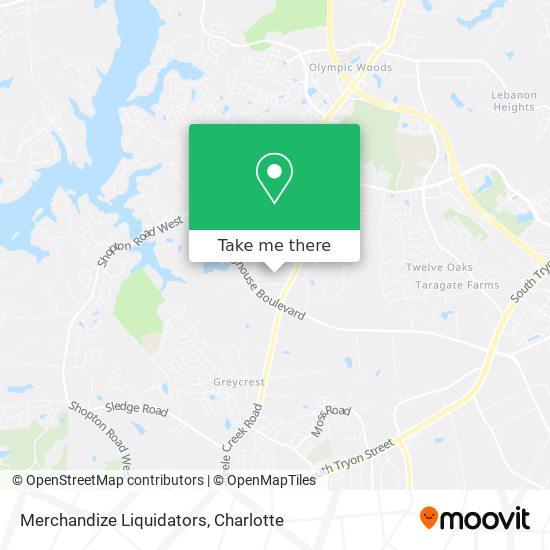Merchandize Liquidators map