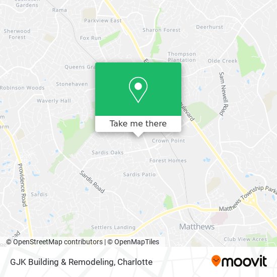 GJK Building & Remodeling map