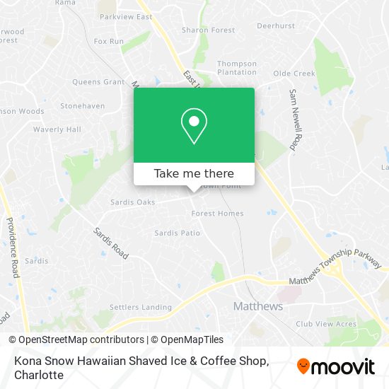 Kona Snow Hawaiian Shaved Ice & Coffee Shop map