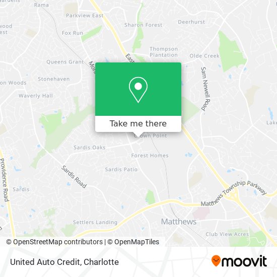 Mapa de United Auto Credit