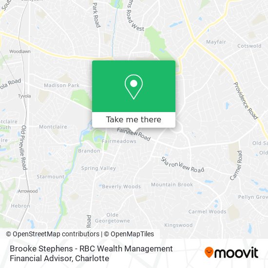 Mapa de Brooke Stephens - RBC Wealth Management Financial Advisor